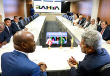 Missão do Governo do Estado negocia voo do Benin para a Bahia, no país africano Logo