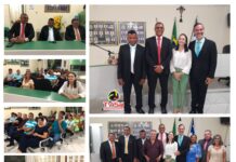 Chapa Alex e Élida Piton eleita para gerir os trabalhos legislativos, biênio 2025-26, em DOM MACEDO COSTA