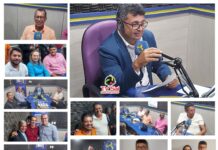 Prefeito Genival, vice Cristina, empresários e lideranças prestigiaram a estreia de Humberto Carlos à frente do programa “Jornal da Recôncavo FM”, em S.A.Jesus