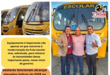 NAZARÉ: Gestão Benon-Rodrigo disponibiliza ônibus 0Km para educação, em emenda do deputado Vítor Azevedo