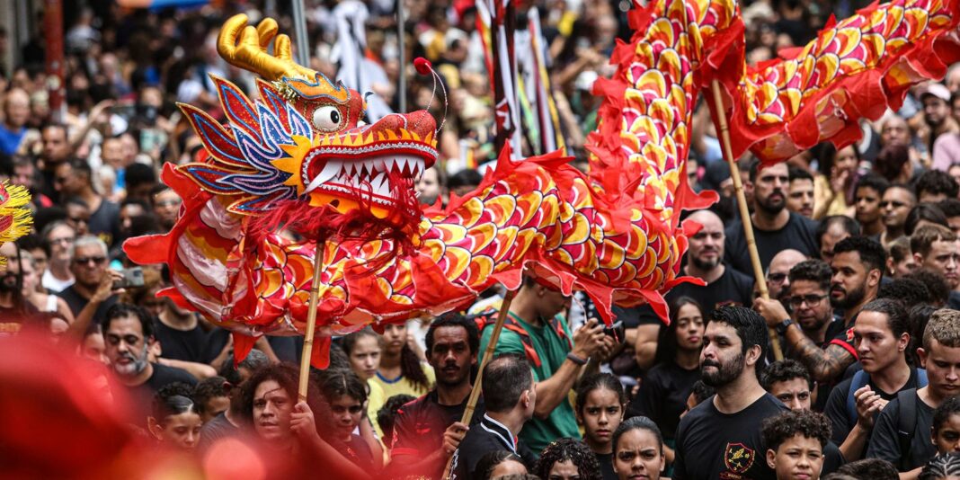 Ano Novo Chinês é comemorado em São Paulo pela vigésima Ano Novo Chinês é comemorado em São Paulo pela vigésima vez
