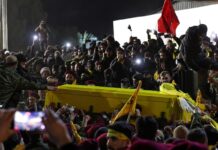 Multidão acompanha funeral de Nasrallah, líder do Hezbollah no Líbano Multidão acompanha funeral de Nasrallah, líder do Hezbollah no Líbano
