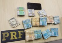 Mais de R$ 100 mil são apreendidos na Rodovia Presidente Dutra — Polícia Rodoviária Federal PRFDEL06_RJ_01.jpg