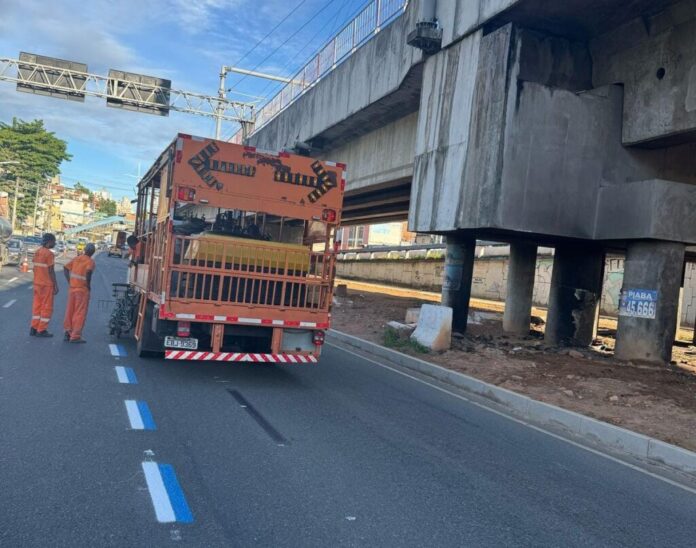 Primeira motofaixa de Salvador começa a operar nesta segunda-feira (10) na Av. Bonocô – Secretaria de Comunicação