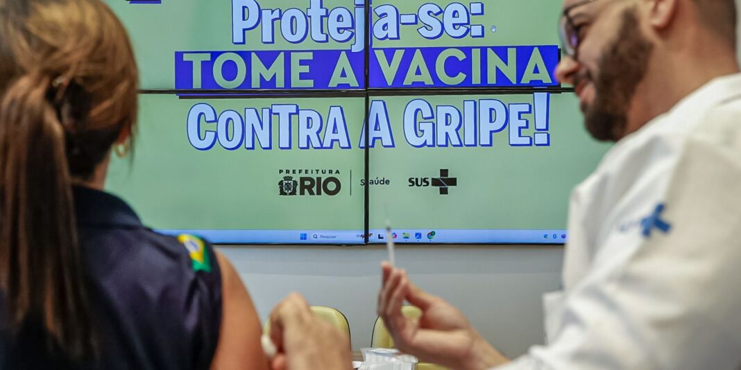 Rio começa campanha contra a gripe Rio começa campanha contra a gripe