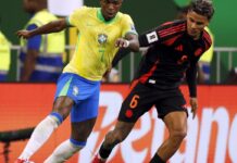 Vinicius Júnior decide e Brasil derrota Colômbia pelas Eliminatórias Vinicius Júnior decide e Brasil derrota Colômbia pelas Eliminatórias
