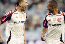 Fla vence com brilho de Arrascaeta para assumir ponta do Brasileiro Fla vence com brilho de Arrascaeta para assumir ponta do Brasileiro