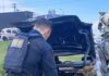 Motorista foge da fiscalização mas é preso com 140 quilos de maconha na BR-101 em Itajaí — Polícia Rodoviária Federal 1.jpg
