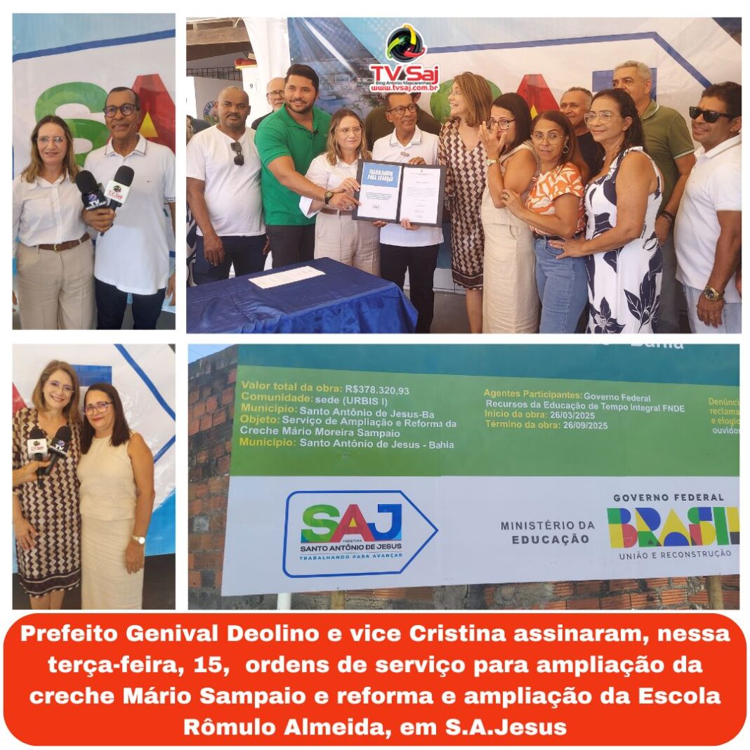 asinatura ordens de serviço cheche e escola, saj, 15.04.25