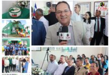 MUNIZ FERREIRA: Prefeito Gileno, ao lado do vice Vavá e vereadores, prestigiou comemorações aos 63 anos de emancipação de Dom Macedo Costa