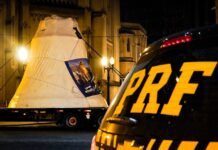 PRF participa de operação histórica para transporte terrestre do maior sino funcional do mundo — Polícia Rodoviária Federal IMG_9879.JPG
