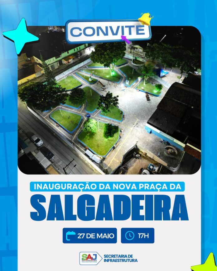 Prefeitura de Santo Antônio de Jesus realizará reinauguração da Praça Mestre Roque dos Anjos (Praça da Salgadeira) – Prefeitura de Santo Antônio de Jesus - BA