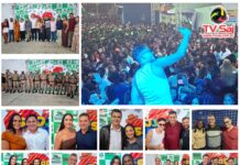 Comemorações aos 36 anos de emancipação poítica teve início nessa quinta-feira, 12, com grandes apresentações musicais, diante de uma praça literalmente lotada: VARZEDO