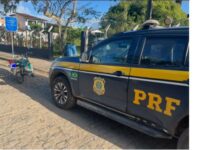 PRF apreende moto adulterada durante ‘ronda’ em Cruz das Almas — Polícia Rodoviária Federal moto 125.JPG