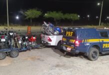 PRF apreende três motocicletas adulteradas e caminhonete furtada em Pernambuco — Polícia Rodoviária Federal PRF apreende três motocicletas adulteradas e caminhonete furtada em Pernambuco