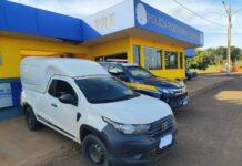 PRF recuperou uma pick-up em Água Clara (MS) — Polícia Rodoviária Federal PRF recuperou uma pick-up em Água Clara (MS)