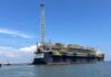 Plataforma da Petrobras que reforçará o pré-sal deixa Singapura Plataforma da Petrobras que reforçará o pré-sal deixa Singapura