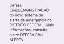 Defesa Civil testa aviso de desastre via celular no DF, GO, MS e MT Defesa Civil testa aviso de desastre via celular no DF, GO, MS e MT