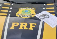 Em Piraí, veículo clonado é recuperado — Polícia Rodoviária Federal oc.jpg