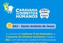 Prefeitura de Santo Antônio de Jesus participará da Caravana de Direitos Humanos promovida pela SJDH, em parceria com o Instituto 11 de Dezembro – Prefeitura de Santo Antônio de Jesus – BA Prefeitura de Santo Antônio de Jesus participará da Caravana de Direitos Humanos promovida pela SJDH, em parceria com o Instituto 11 de Dezembro – Prefeitura de Santo Antônio de Jesus - BA