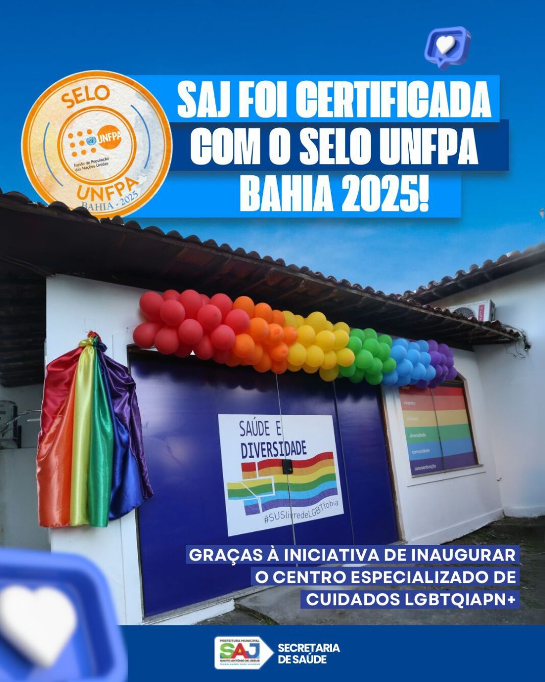 Prefeitura de Santo Antônio de Jesus recebe reconhecimento internacional com o Selo UNFPA Bahia 2025 – Prefeitura de Santo Antônio de Jesus - BA