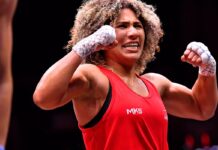 Rebeca Lima é campeã mundial de boxe em Liverpool Rebeca Lima é campeã mundial de boxe em Liverpool