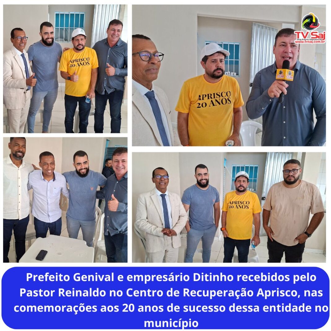 prefieto genival e ditinho recebidos no Aprisco
