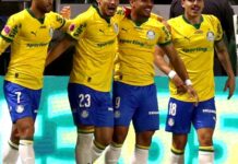 Brasileiro: Palmeiras goleia Bragantino e permanece com folga na ponta Brasileiro: Palmeiras goleia Bragantino e permanece com folga na ponta