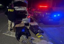 Motorista de aplicativo é detido transportando Maconha e Skunk na BR 381 em Extrema (MG) — Polícia Rodoviária Federal Maconha e Skunk Extrema.jpg