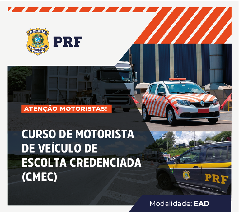 PRF oferece curso gratuito para motorista de veículo de escolta Card CMEC com data.png