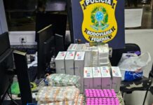 Anabolizantes e remédios proibidos no Brasil são apreendidos em Joinville — Polícia Rodoviária Federal 1.jpg