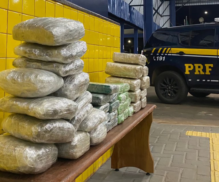 PRF em Rondônia apreende mais de 40 kg de entorpecentes Ocorrência - tráfico de drogas - Vilhena.jpeg