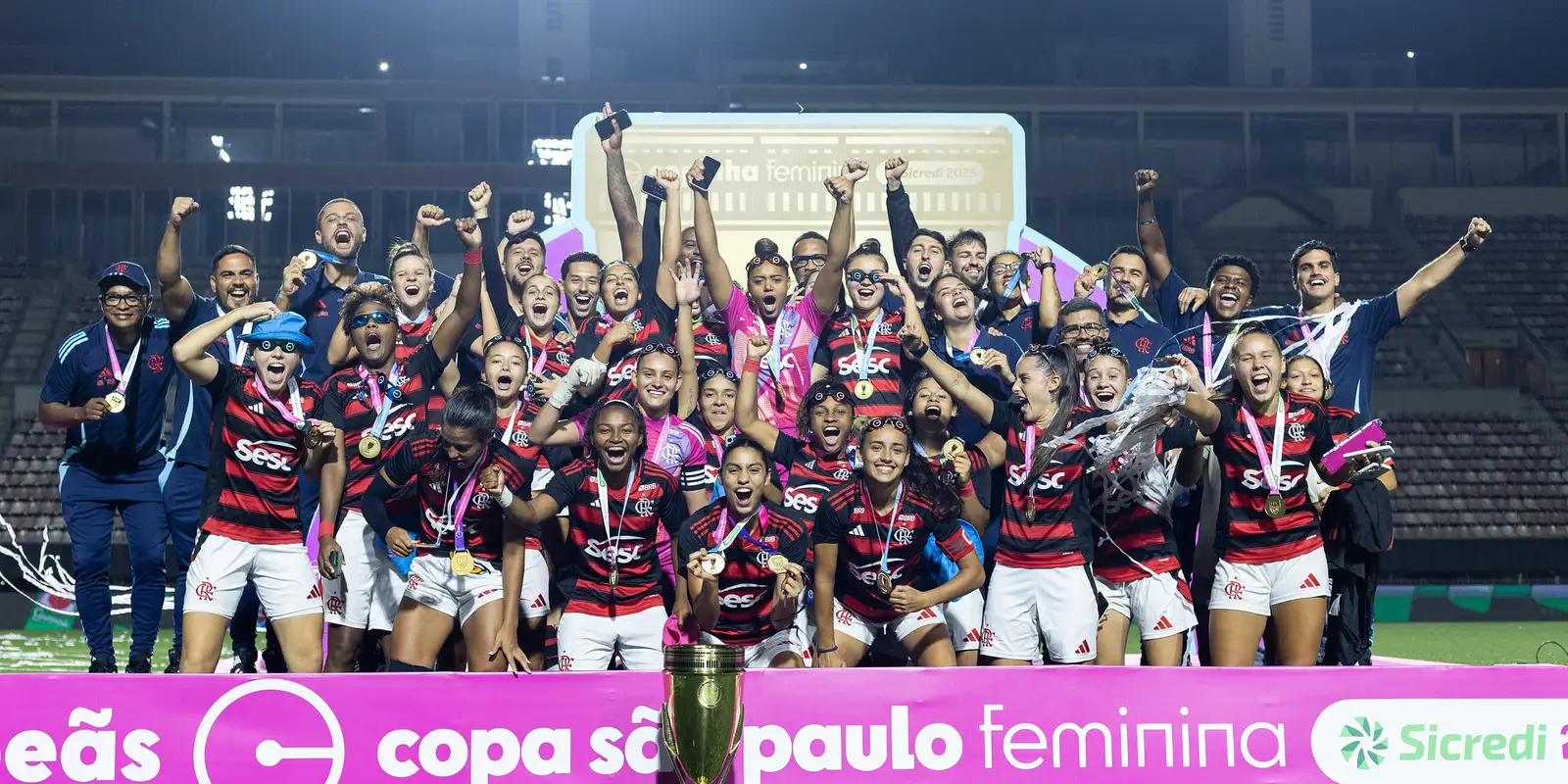 Flamengo goleia Grêmio e conquista Copinha Feminina Flamengo goleia Grêmio e conquista Copinha Feminina