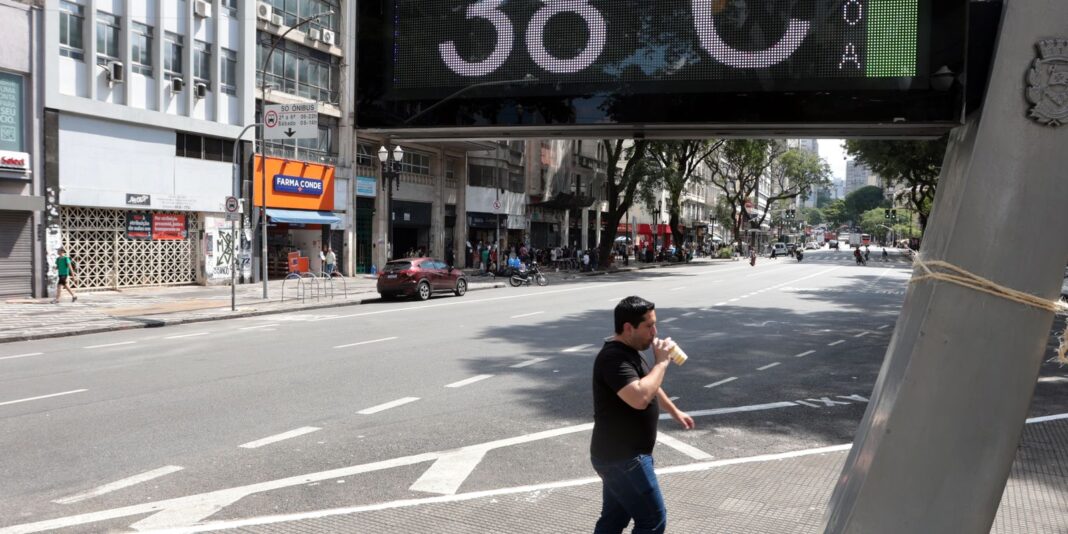 Temperatura em São Paulo chega a 37,2ºC e bate recorde para dezembro