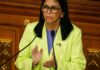 Delcy Rodríguez apresenta proposta de anistia geral na Venezuela Delcy Rodríguez apresenta proposta de anistia geral na Venezuela