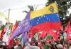 Protesto em SP pede soltura de Maduro e autonomia da Venezuela Protesto em SP pede soltura de Maduro e autonomia da Venezuela
