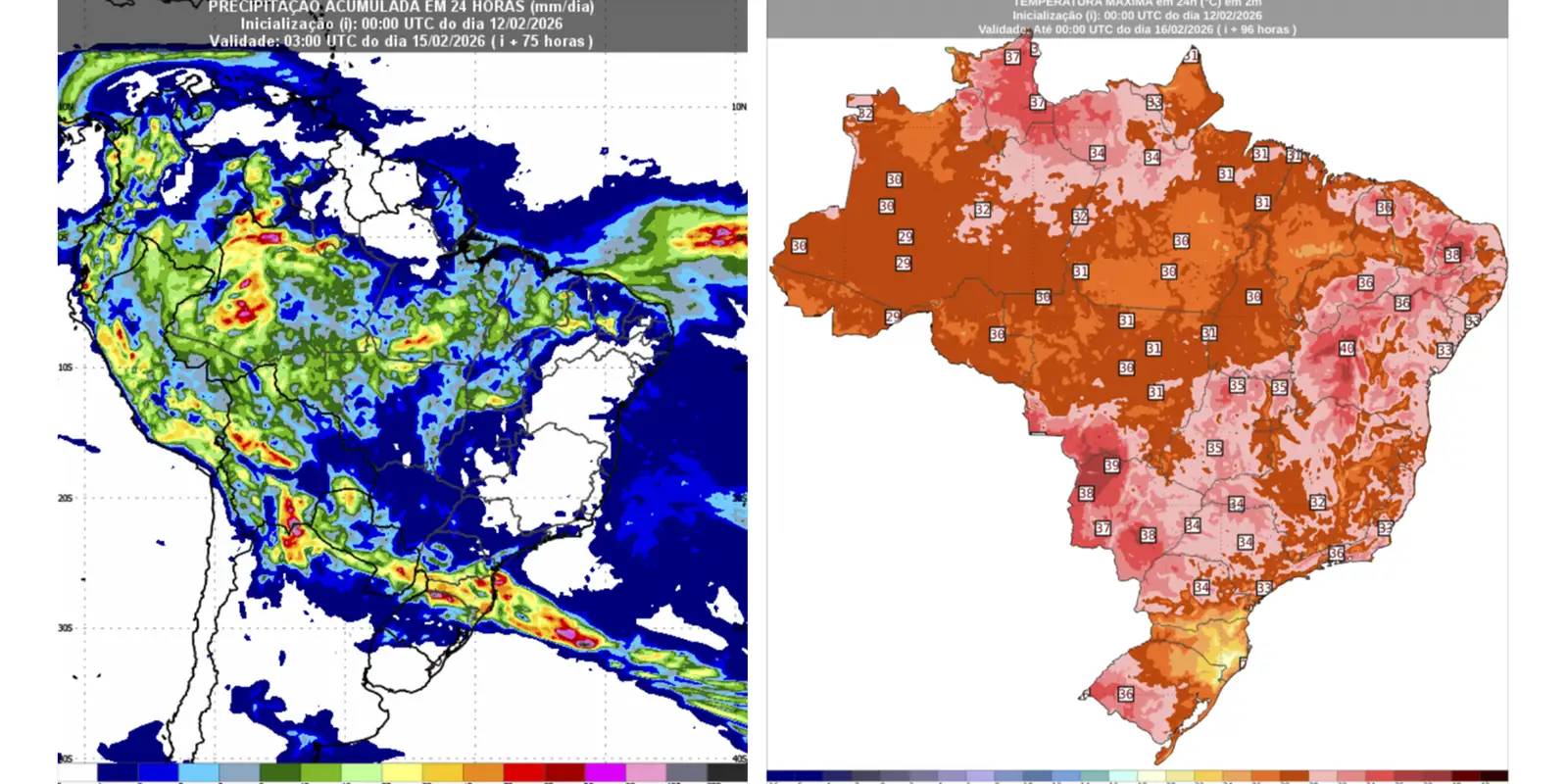 Carnaval terá chuva e calor em boa parte do país Carnaval terá chuva e calor em boa parte do país