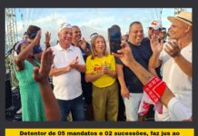 Familiares, correligionários, lideranças do município e região comemoraram o aniversário de Wilson Pedreira, empresário, ex-prefeito de Salinas da Margarida