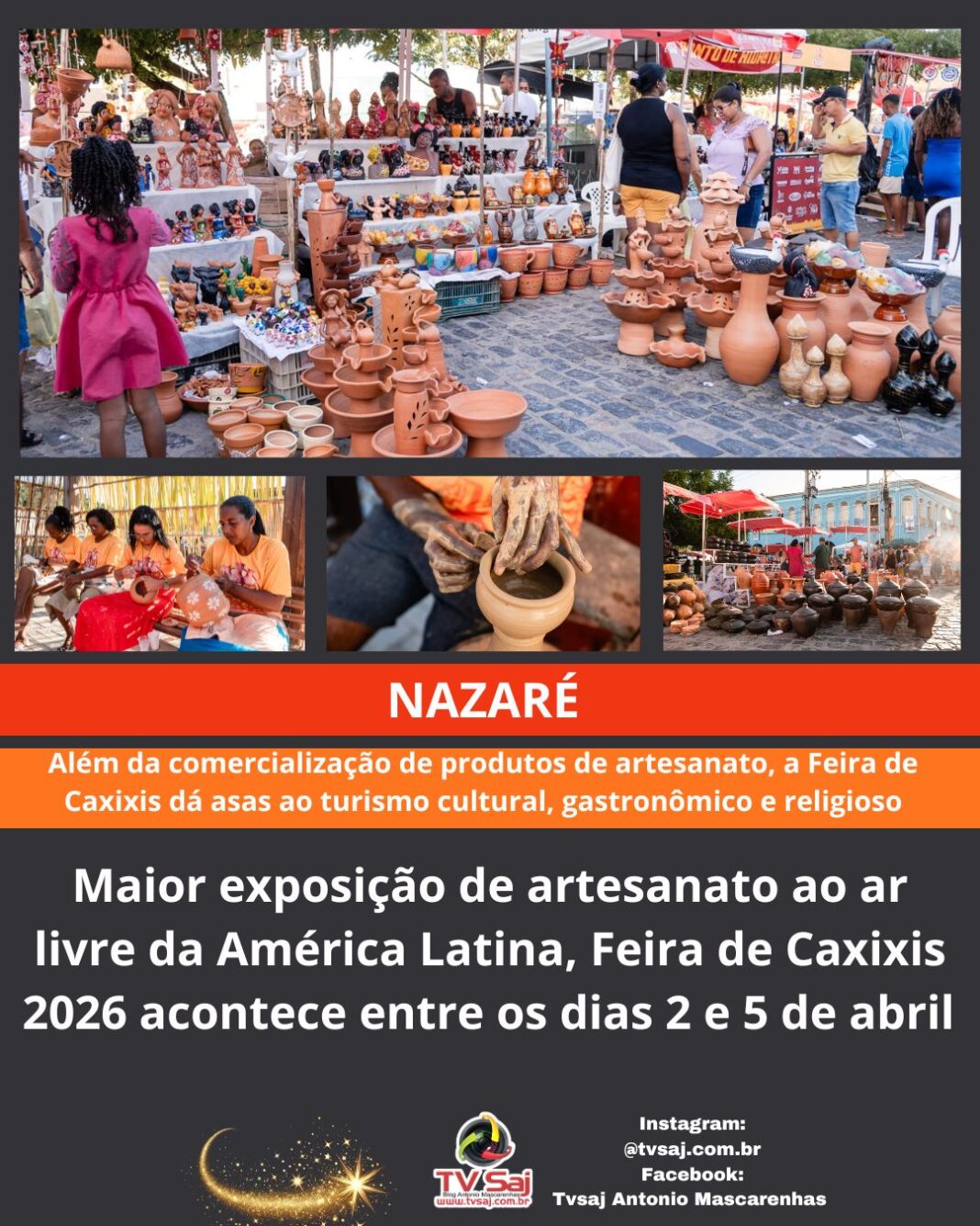 FEIRA DE CAXIXI, DE 02 A 05 DE ABRIL