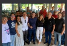 LÉ0 PRATES, deputado federal, pré-candidato à reeleição, recebido, em Aratuípe, por lideranças desse município, Nazaré e S.A. de Jesus, regozija-se de apoios manifestados