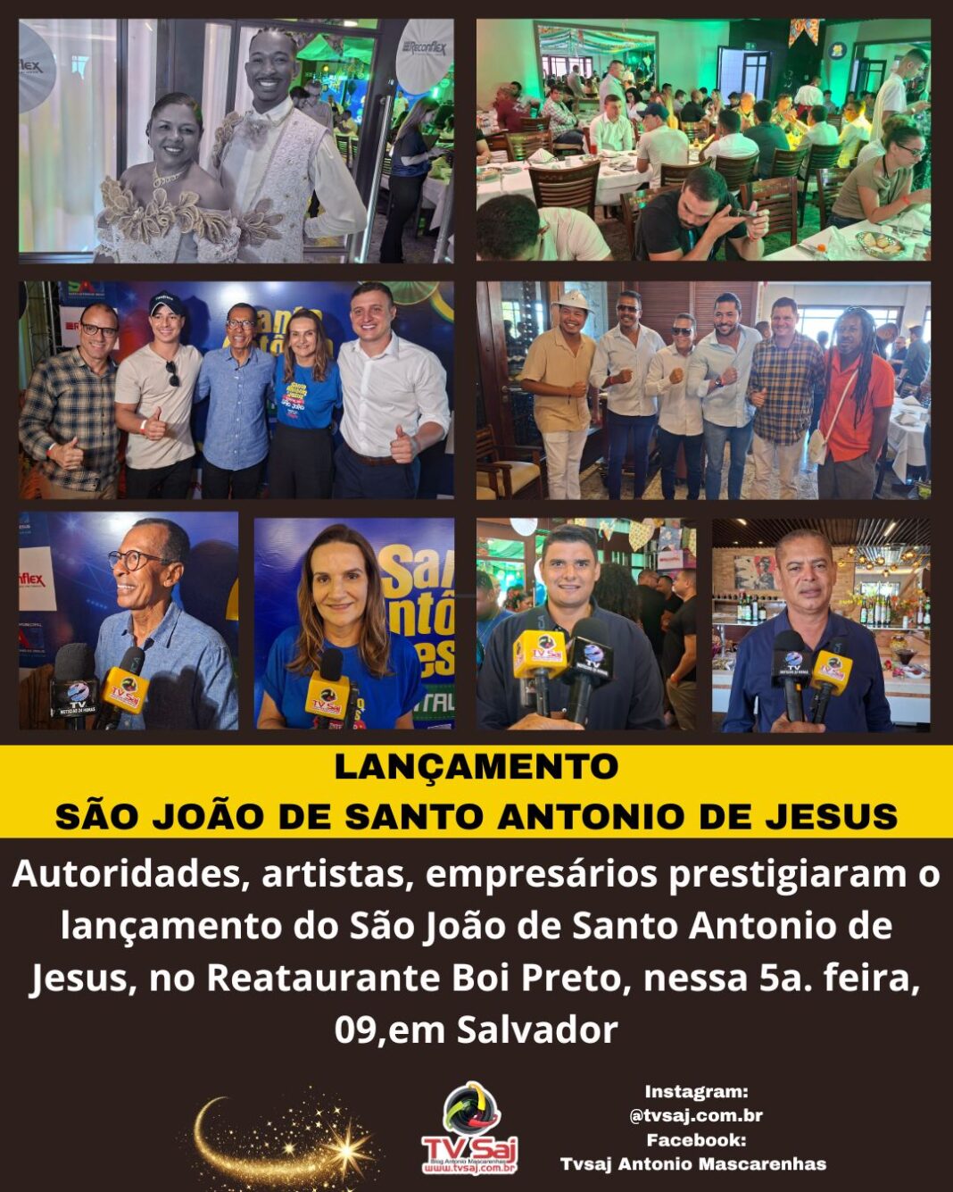 LANÇAMENTO ATRAÇÕES SÃO JOAO SAJ