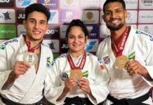 Brasil conquista sete medalhas no Grand Slam de Astana no Cazaquistão Brasil conquista sete medalhas no Grand Slam de Astana no Cazaquistão