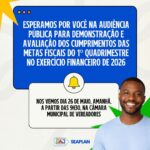 Prefeitura de Santo Antônio de Jesus convida população para Audiência Pública de avaliação das metas fiscais – Prefeitura de Santo Antônio de Jesus - BA