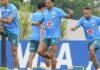 Brasil faz penúltimo treino e viaja para o Texas onde enfrenta Japão Brasil faz penúltimo treino e viaja para o Texas onde enfrenta Japão