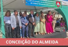 Conceição do Almeida celebra 136 anos com civismo, fé e grande participação popular