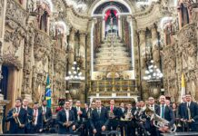 Concerto de banda em igreja no Rio chama atenção para encontro mundial Concerto de banda em igreja no Rio chama atenção para encontro mundial