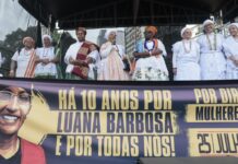 Homenagem a Luana Barbosa marca a 11ª Marcha das Mulheres Negras em SP Homenagem a Luana Barbosa marca a 11ª Marcha das Mulheres Negras em SP