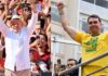 Candidatos iniciam campanha presidencial em redutos eleitorais Candidatos iniciam campanha presidencial em redutos eleitorais