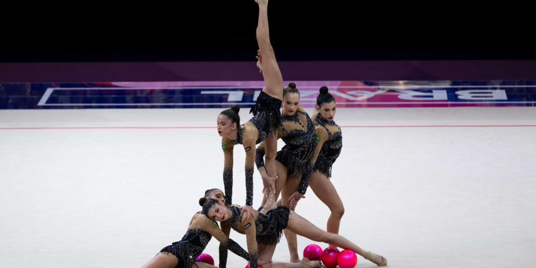 Ginástica rítmica: Brasil é bronze e garante vaga em Los Ginástica rítmica: Brasil é bronze e garante vaga em Los Angeles 2028