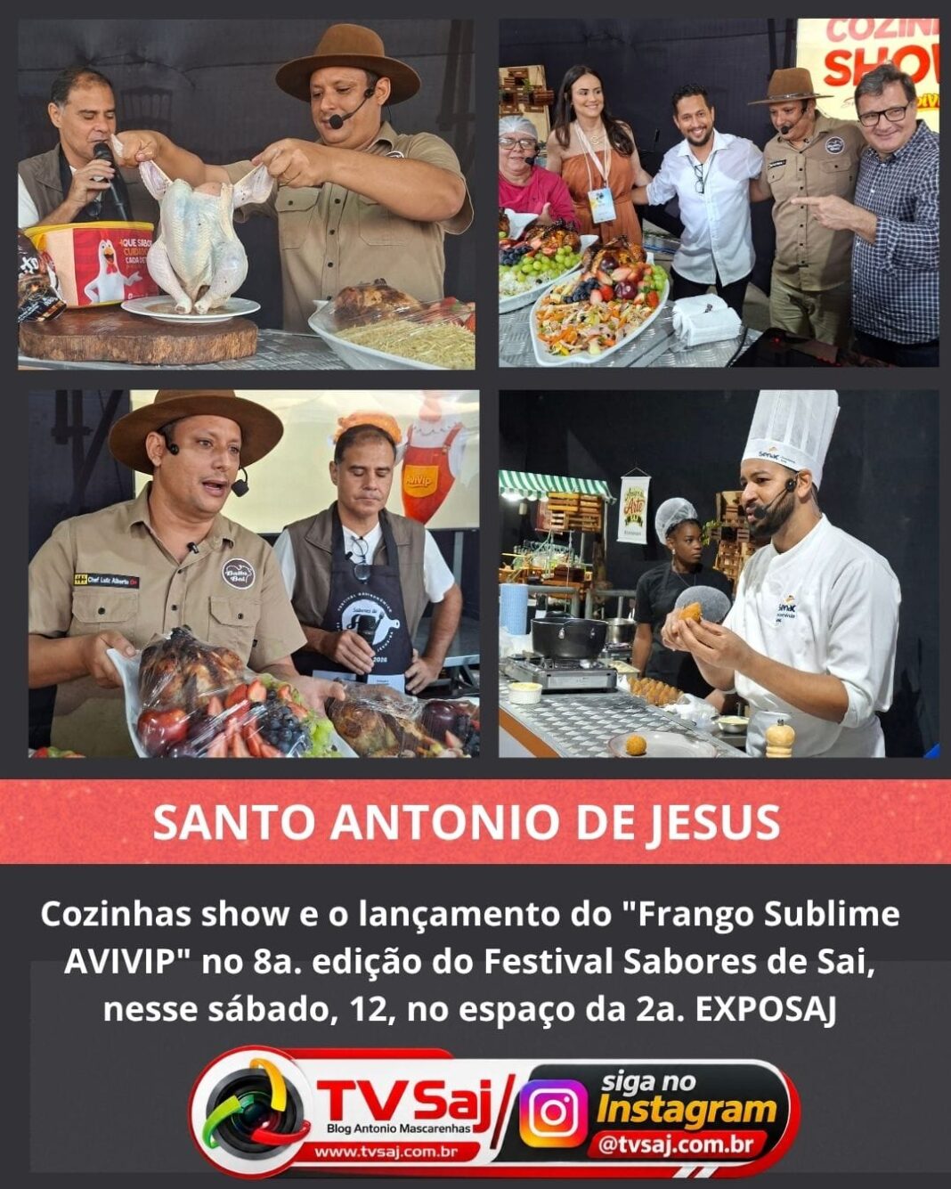 Festival Sabores de Saj, sábado, 12